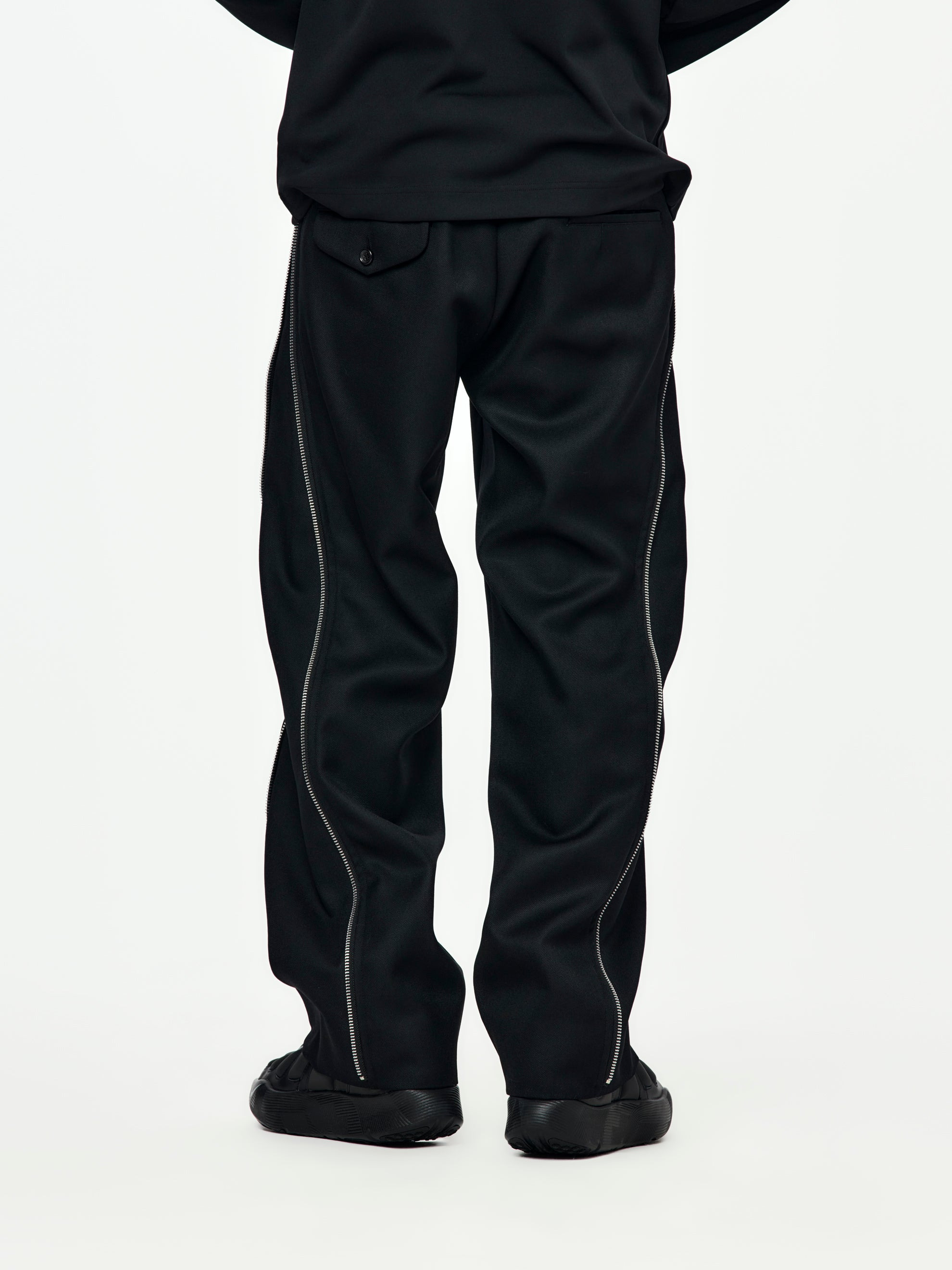CDG HOMME PLUS WOOL PANTS (BLACK) - 3