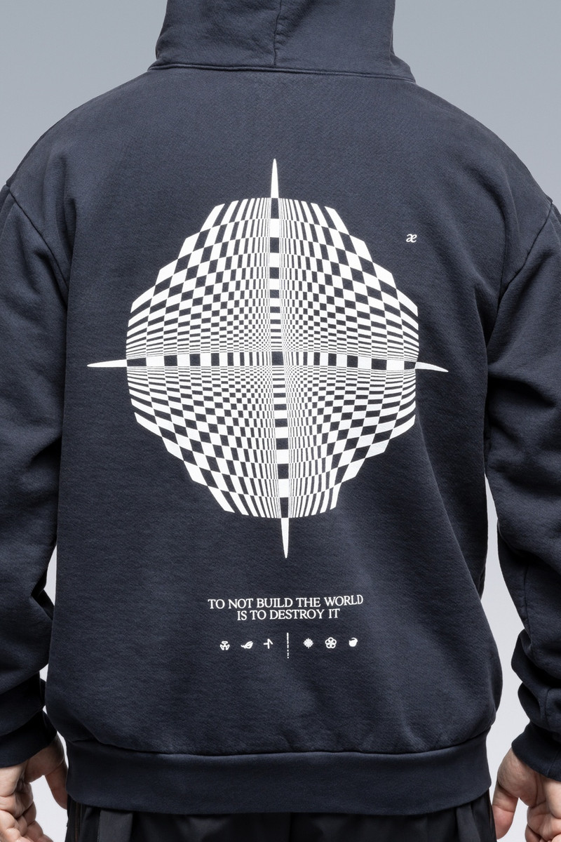 FIS8-RS Cotton Hooded Sweatshirt Black 6