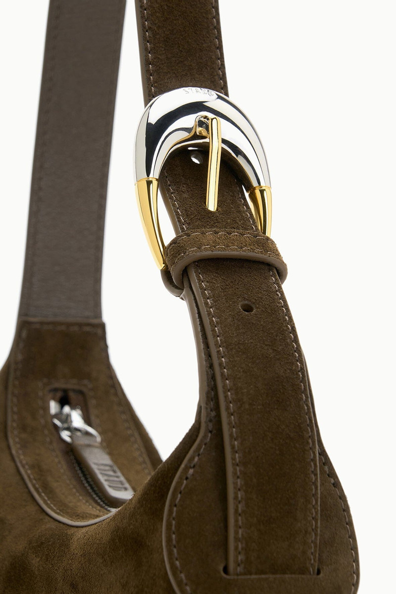 STAUD OWEN BAG TRUFFLE SUEDE 5