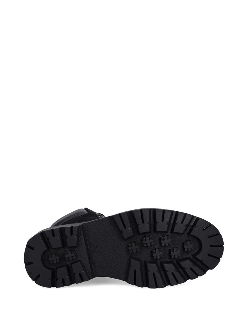 lace-up logo boots 5