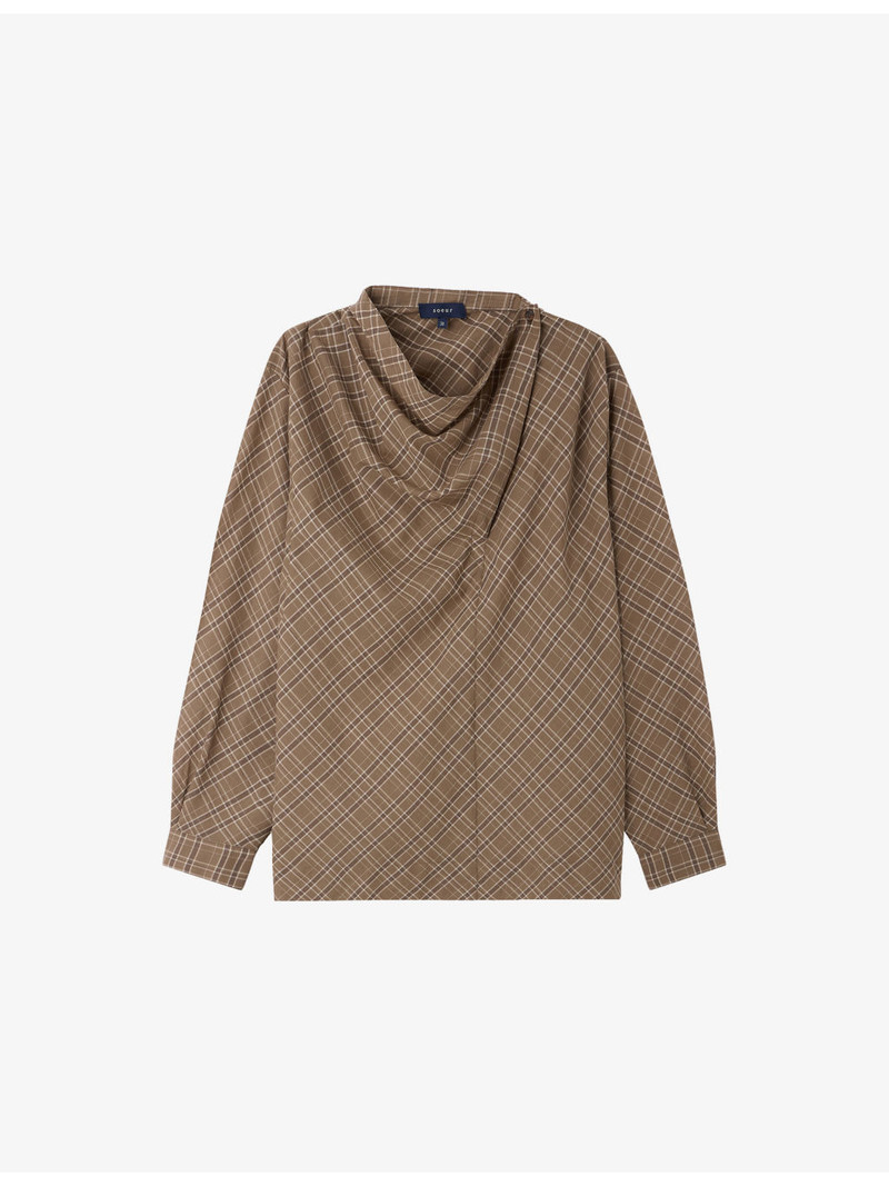 Irving Draped Asymmetric Shirt 1