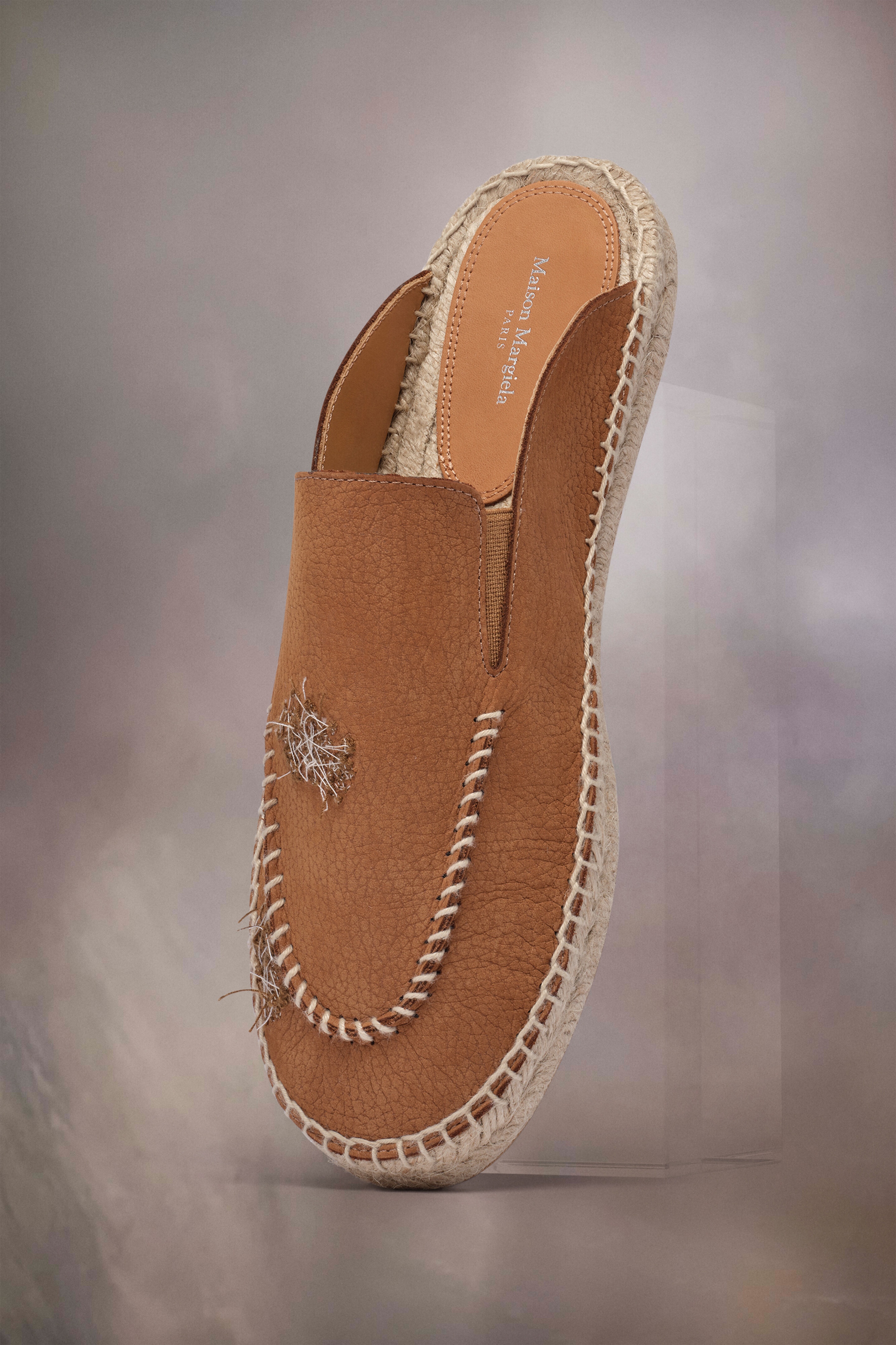Embroidered espadrille mules - 1