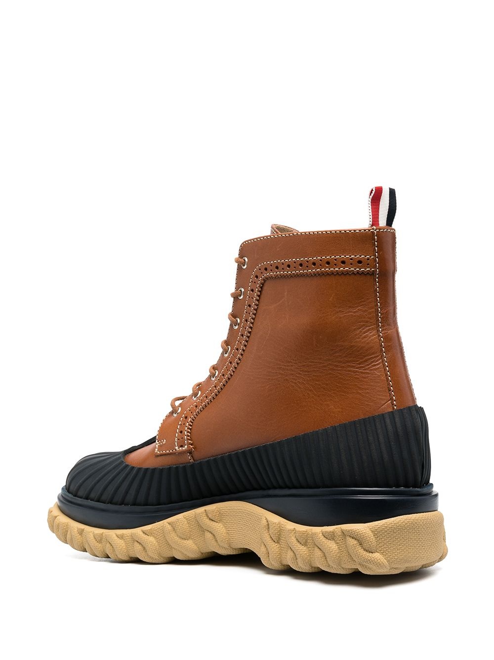 Duck longwing lace-up ankle boots - 3