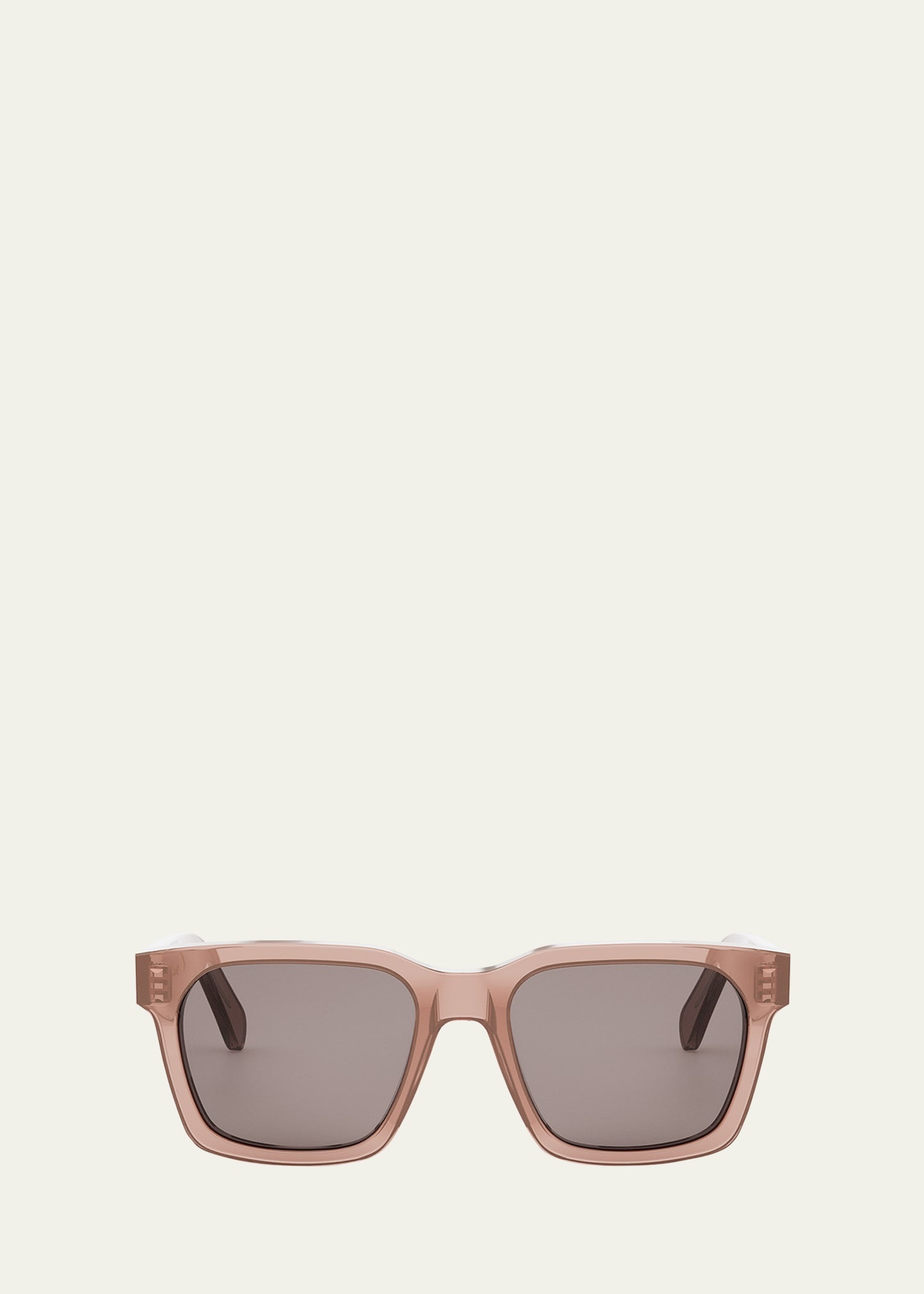 Bold 3 Dots Acetate Square Sunglasses - 1