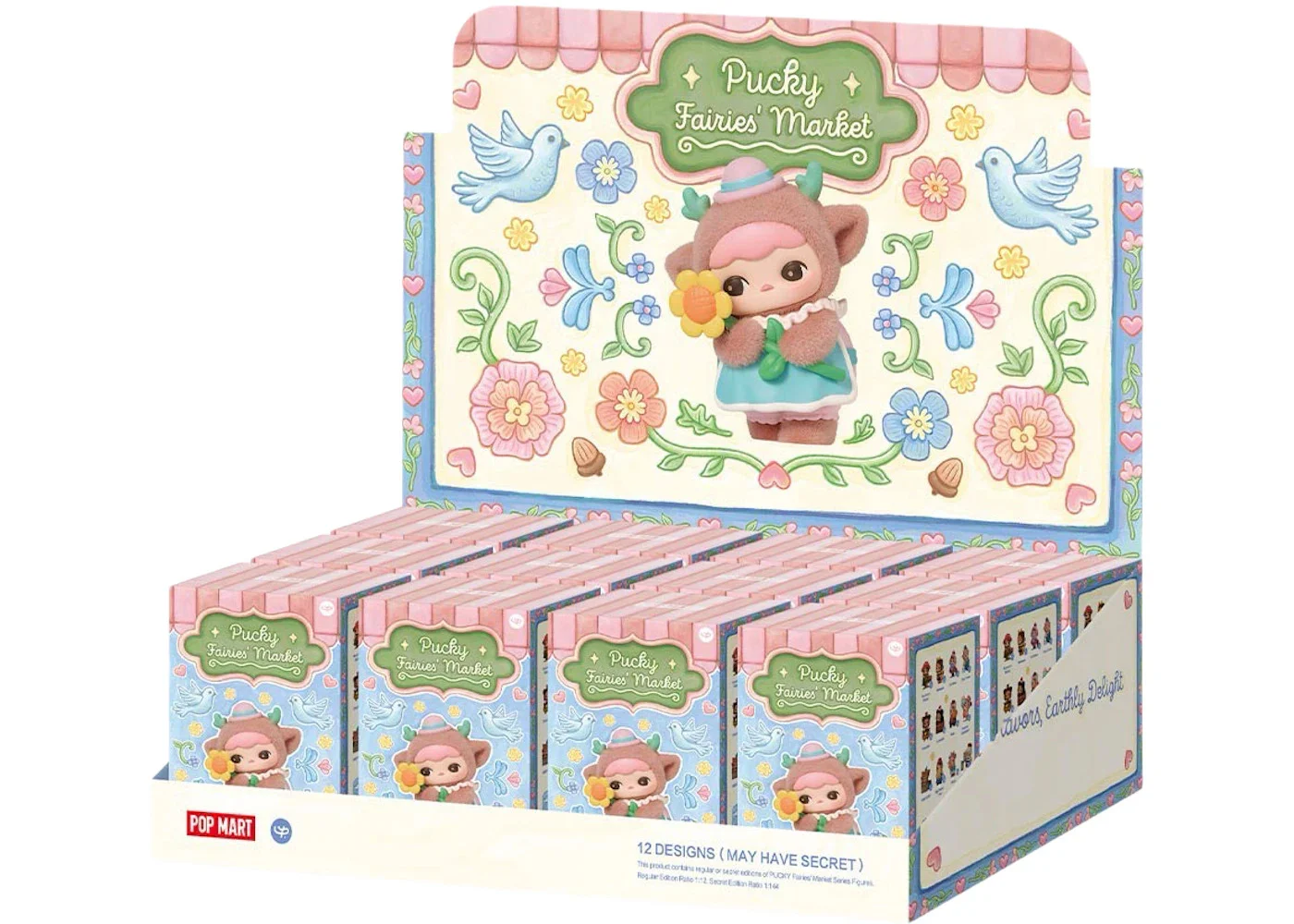 Pop Mart PUCKY Fairies' Market Series Figures Sealed Case (12 Blind Box) - 1