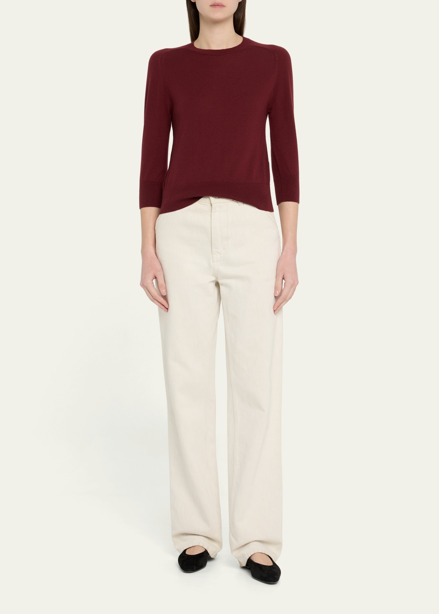 Girocollo Manica Neo Piuma Cashmere Sweater - 2