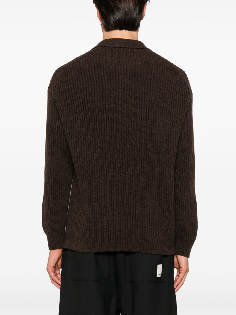 fisherman's-knit polo shirt 3