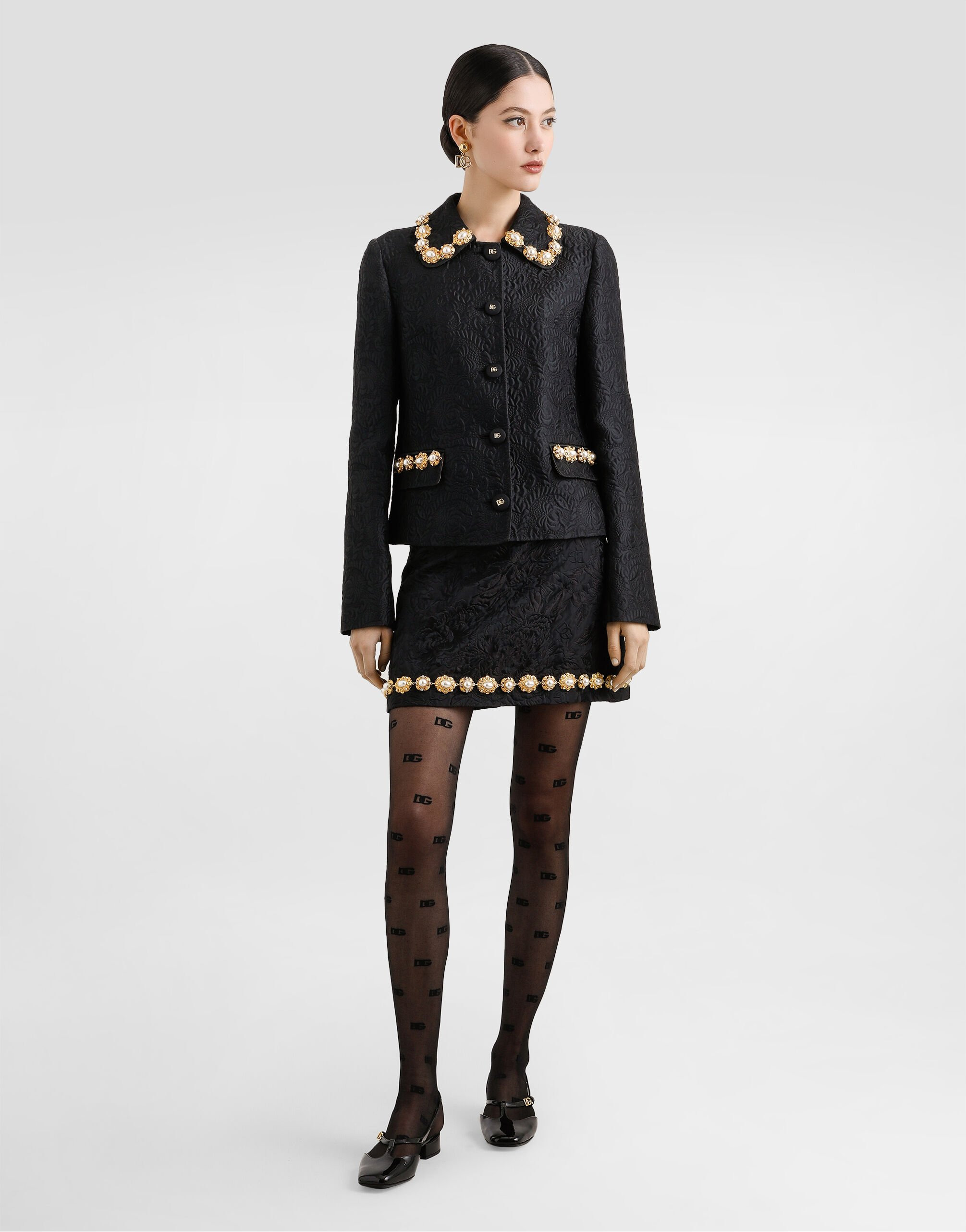 Brocade miniskirt - 2