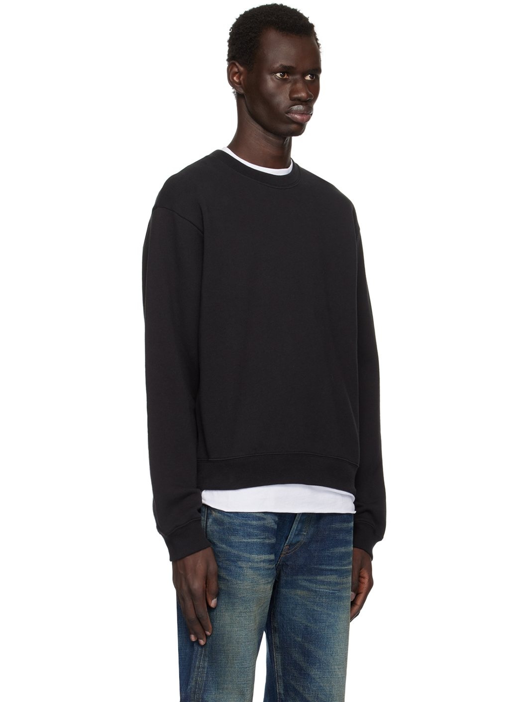 Black Beach Crew Sweatshirt - 2