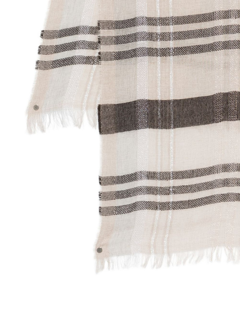 striped fringed scarf 3