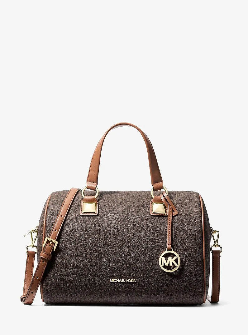 Grayson Medium Signature Logo Duffel Bag - 1