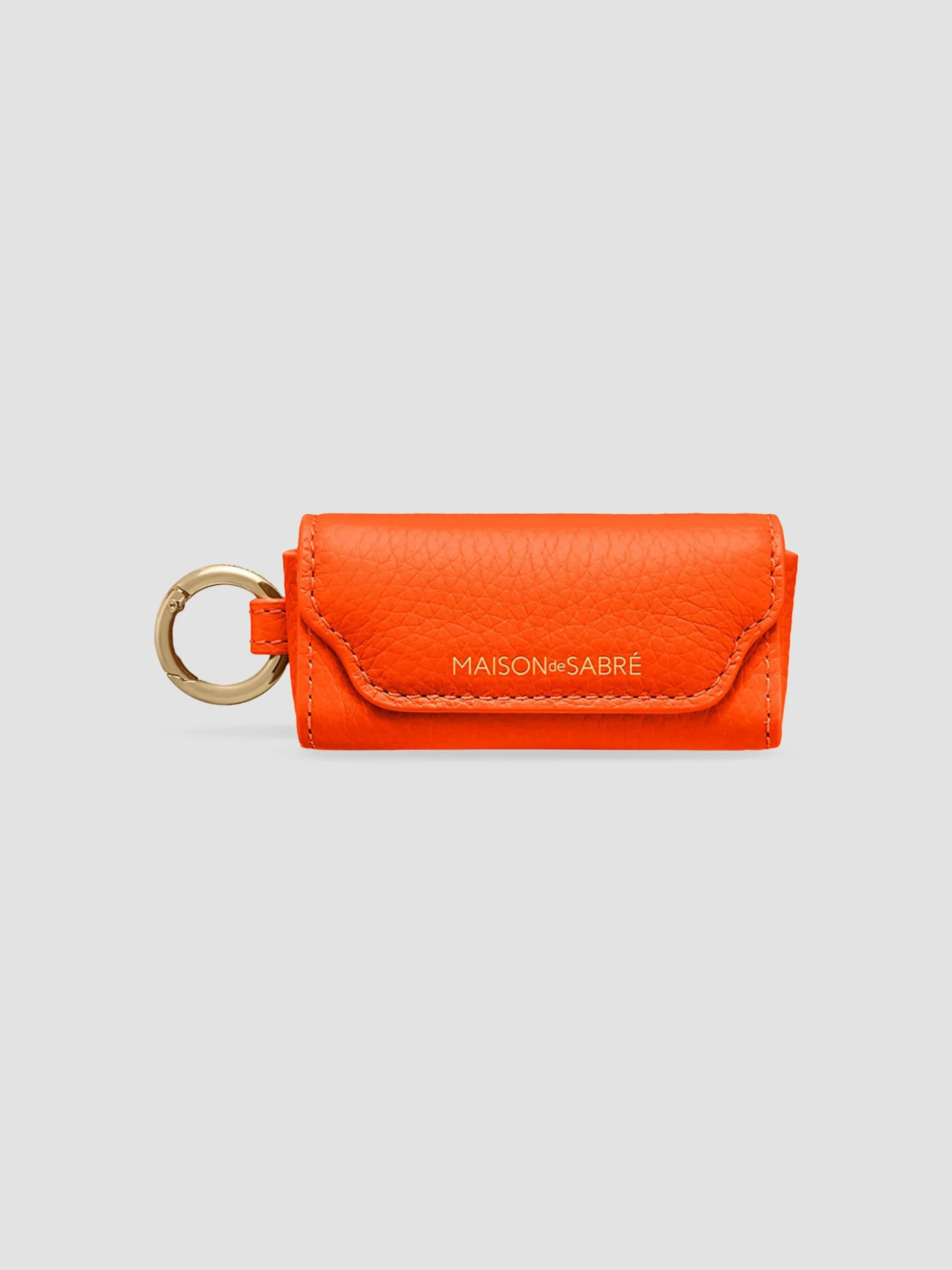Women's Leather Lipstick Charm - Manhattan Sandstone - 1