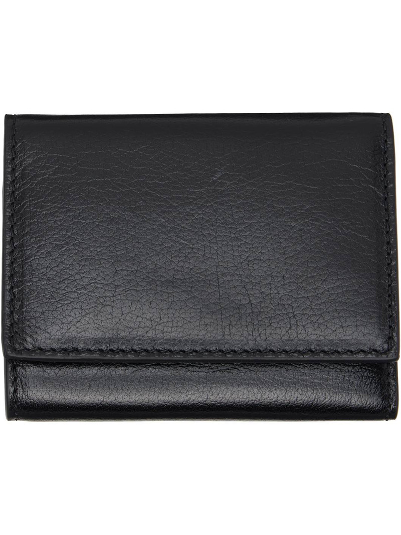 Chloé Black Mini Paddington Tri-Fold Wallet outlook