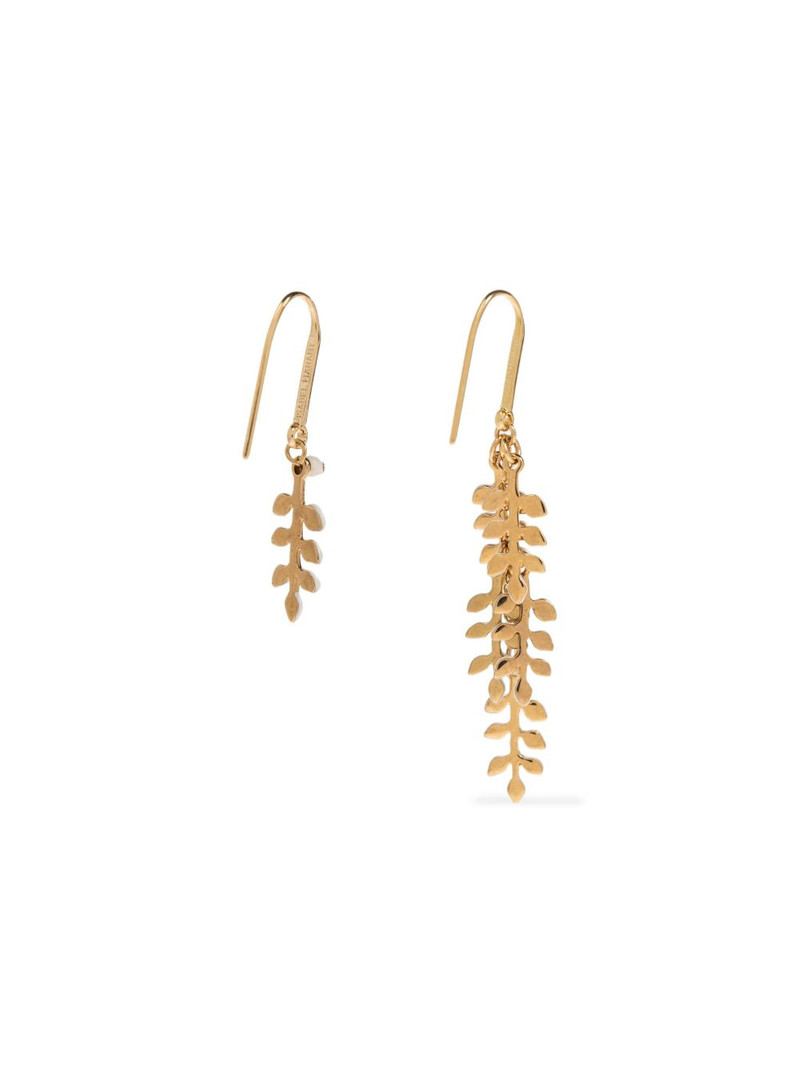 leaf drop earrings 3