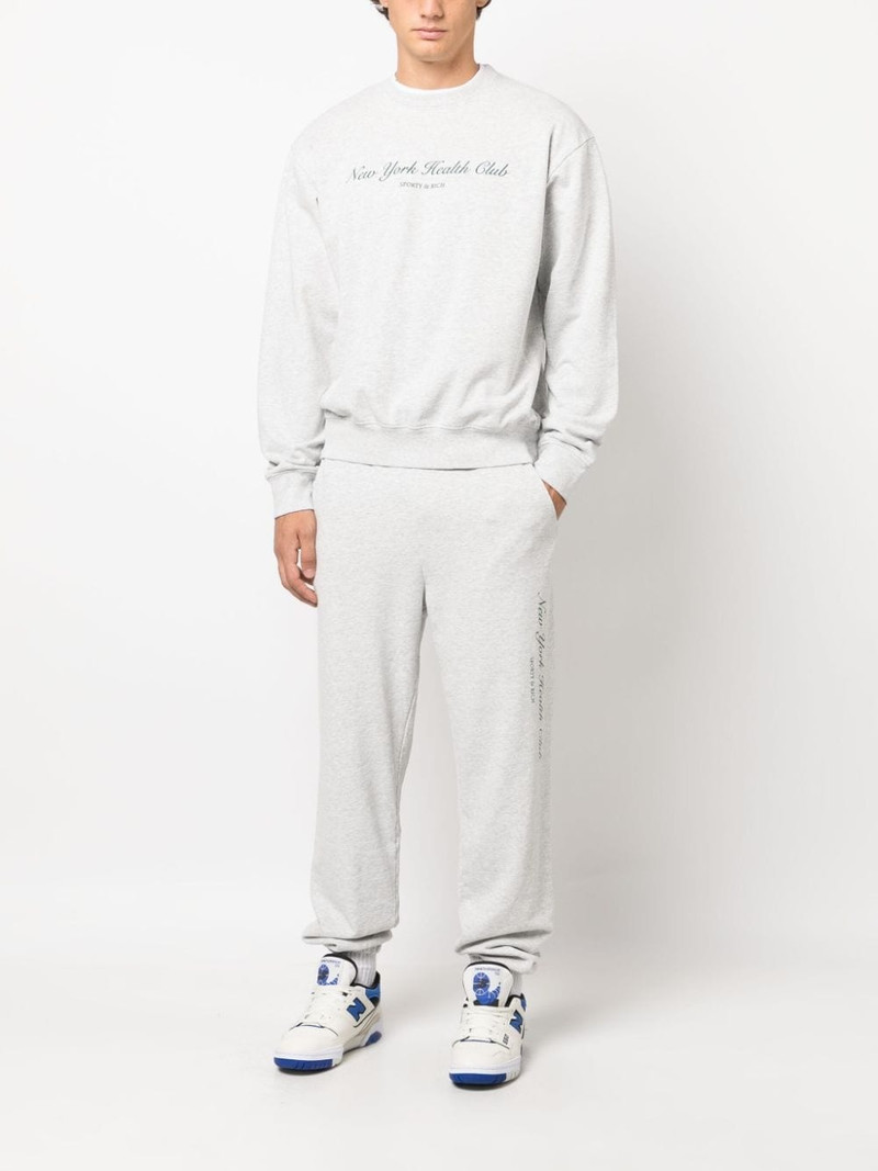 Sporty & Rich logo-print elasticated-waistband track pants outlook