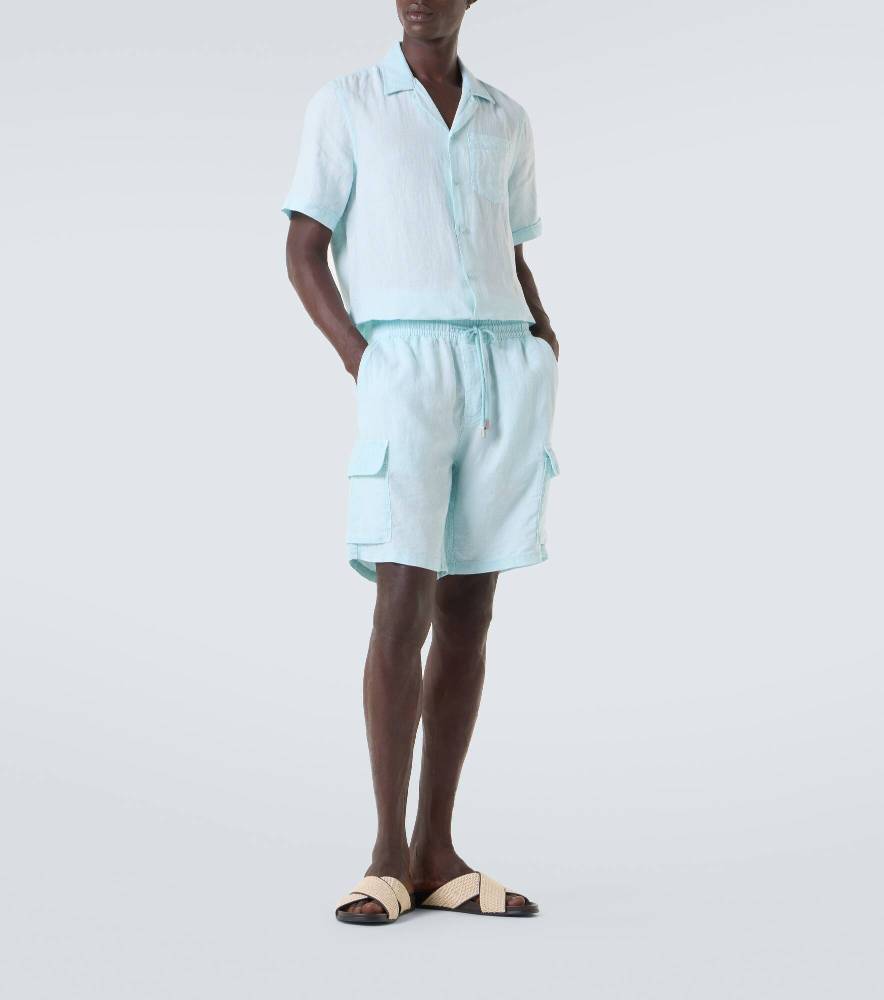 Linen bowling shirt - 2