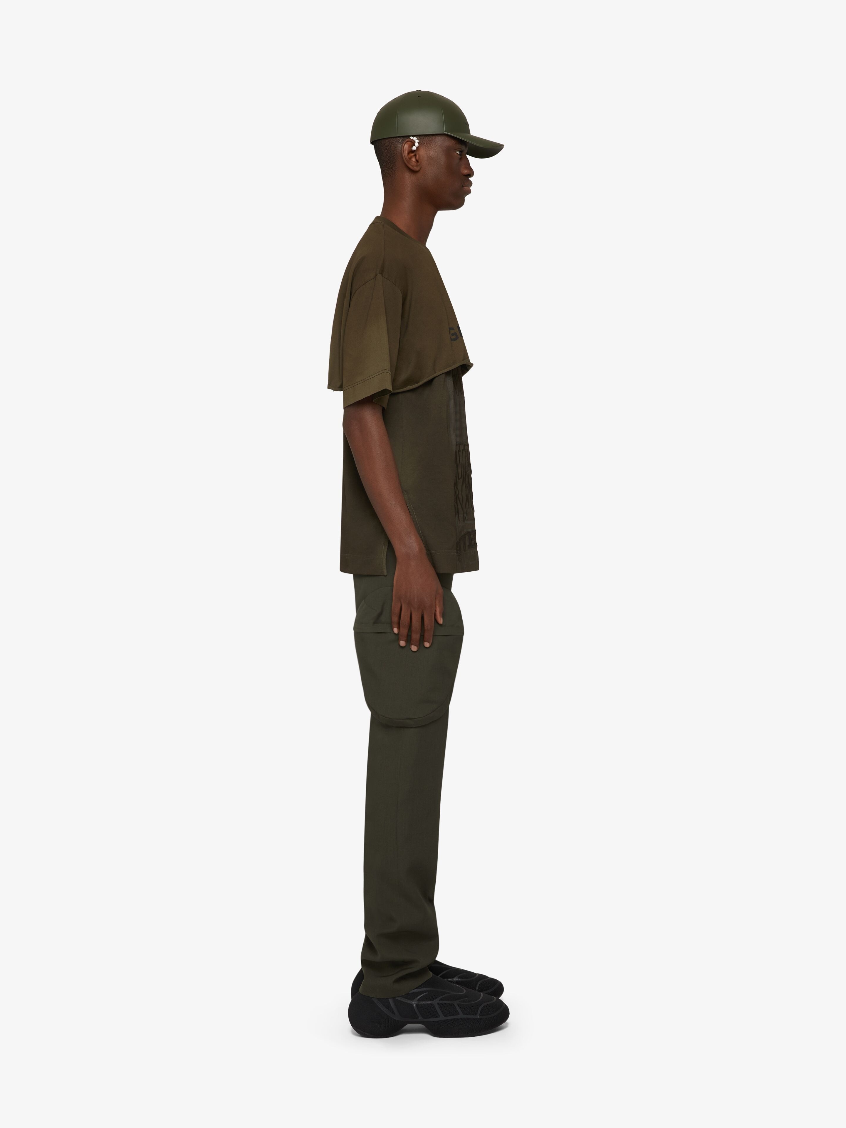 Givenchy SLIM FIT CARGO PANTS IN WOOL | REVERSIBLE