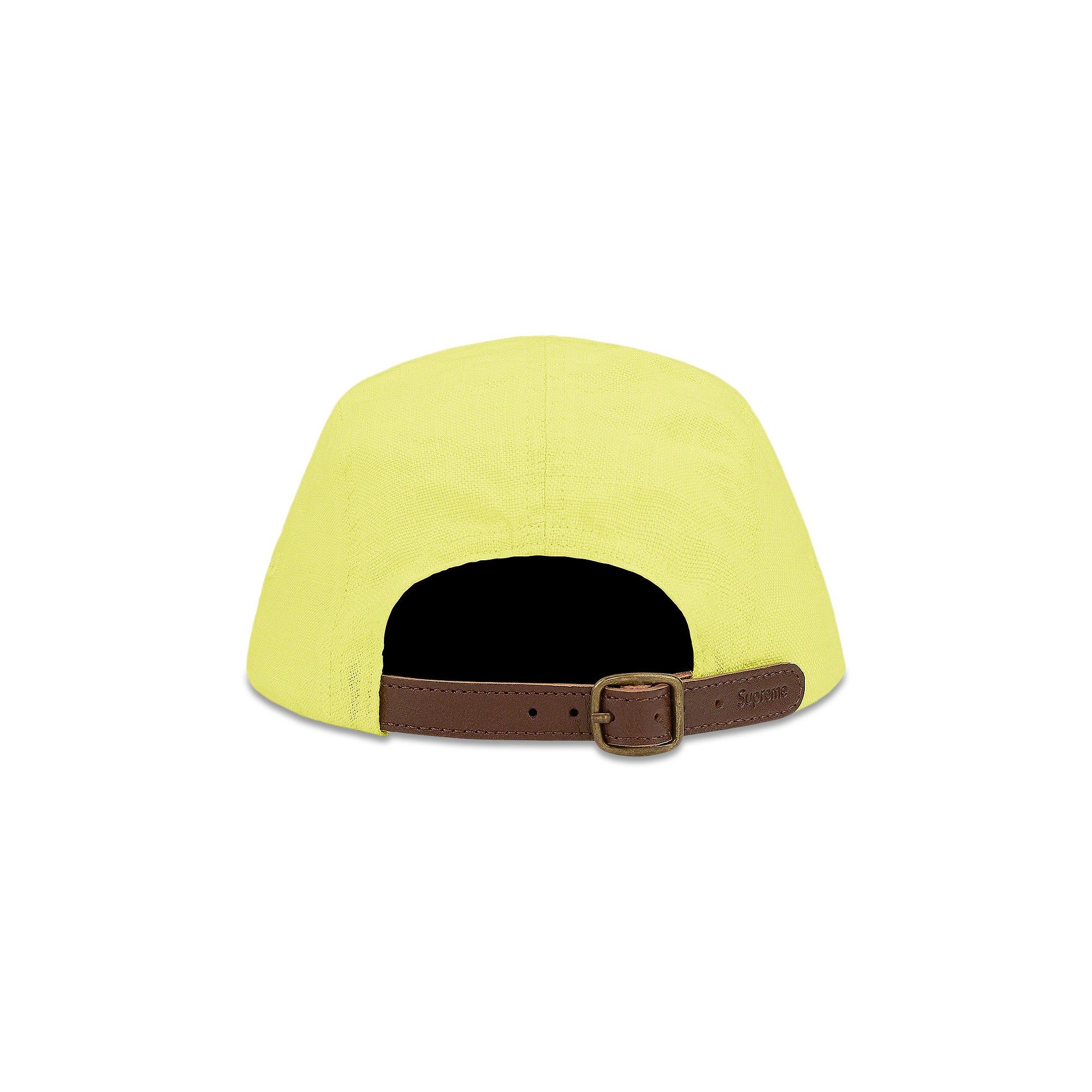 Supreme Linen Camp Cap 'Lime' - 2