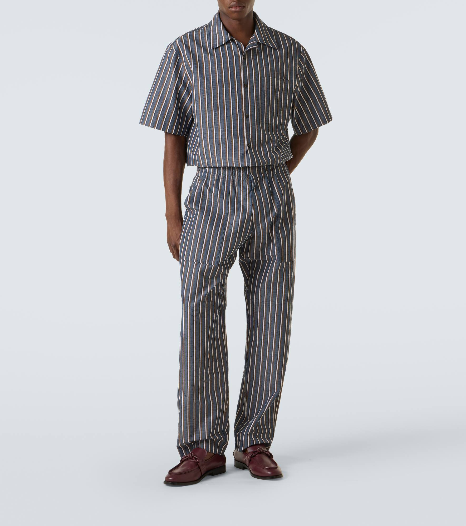 Striped bowling shirt - 2