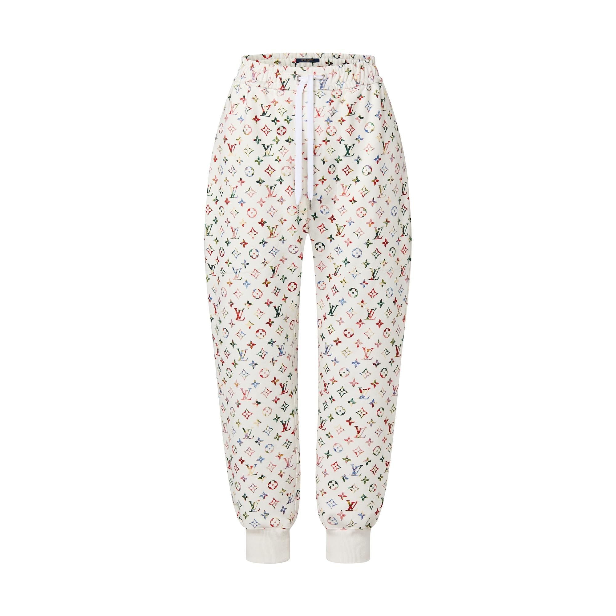 Vintage Flower Monogram Jogging Pants - 1