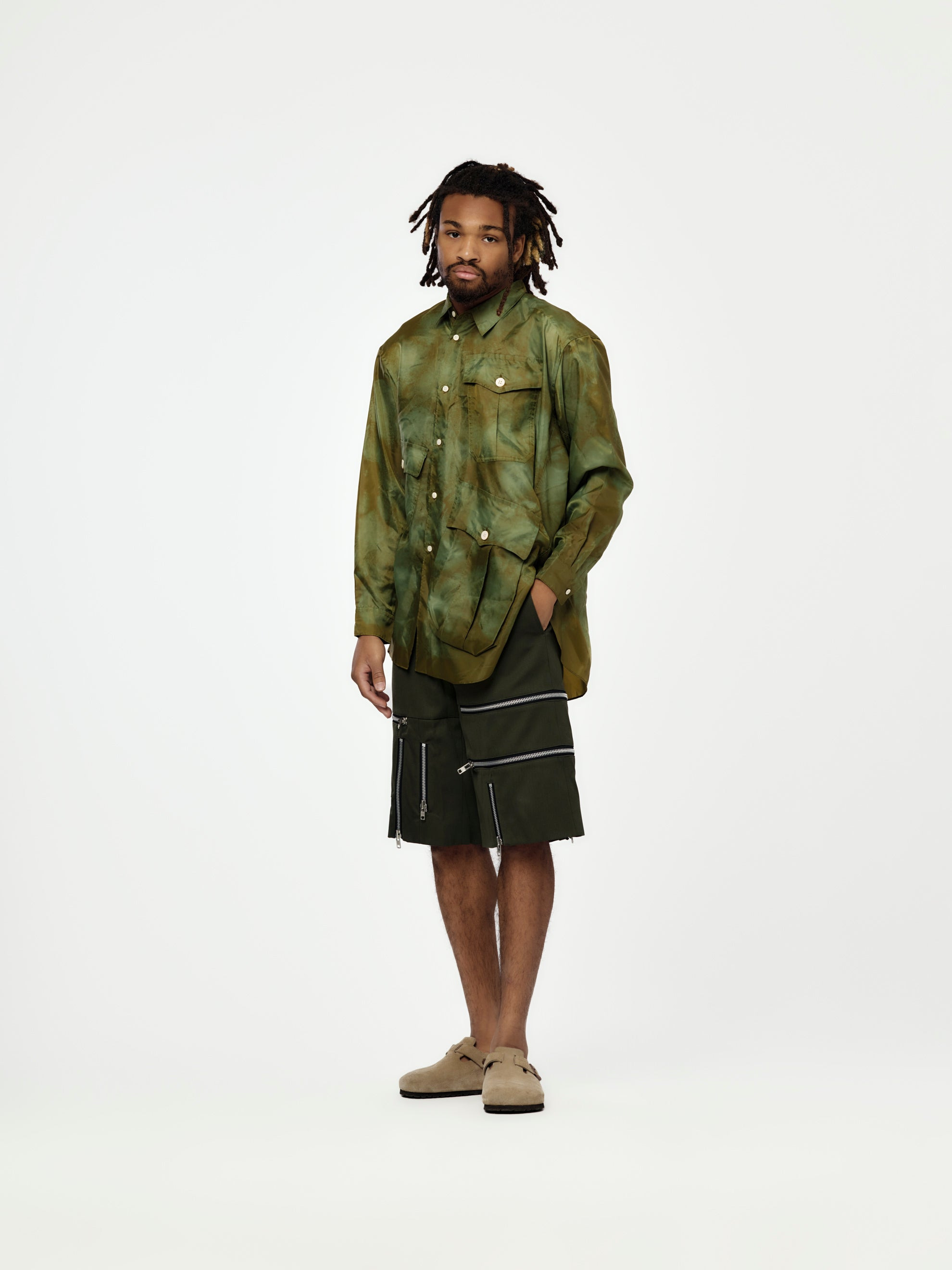 MEN'S SHORTS (KHAKI) - 4