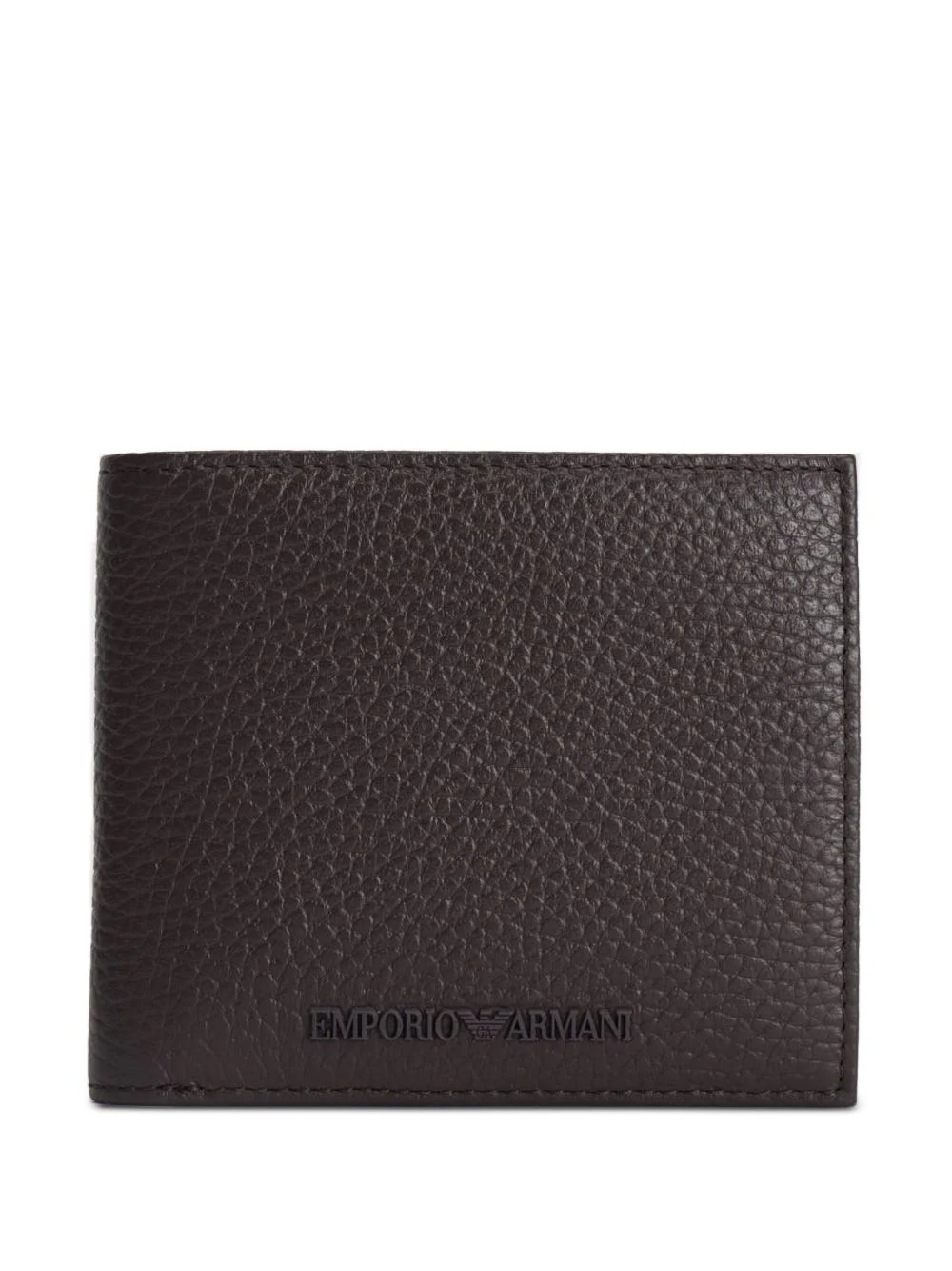 grainy leather wallet - 1