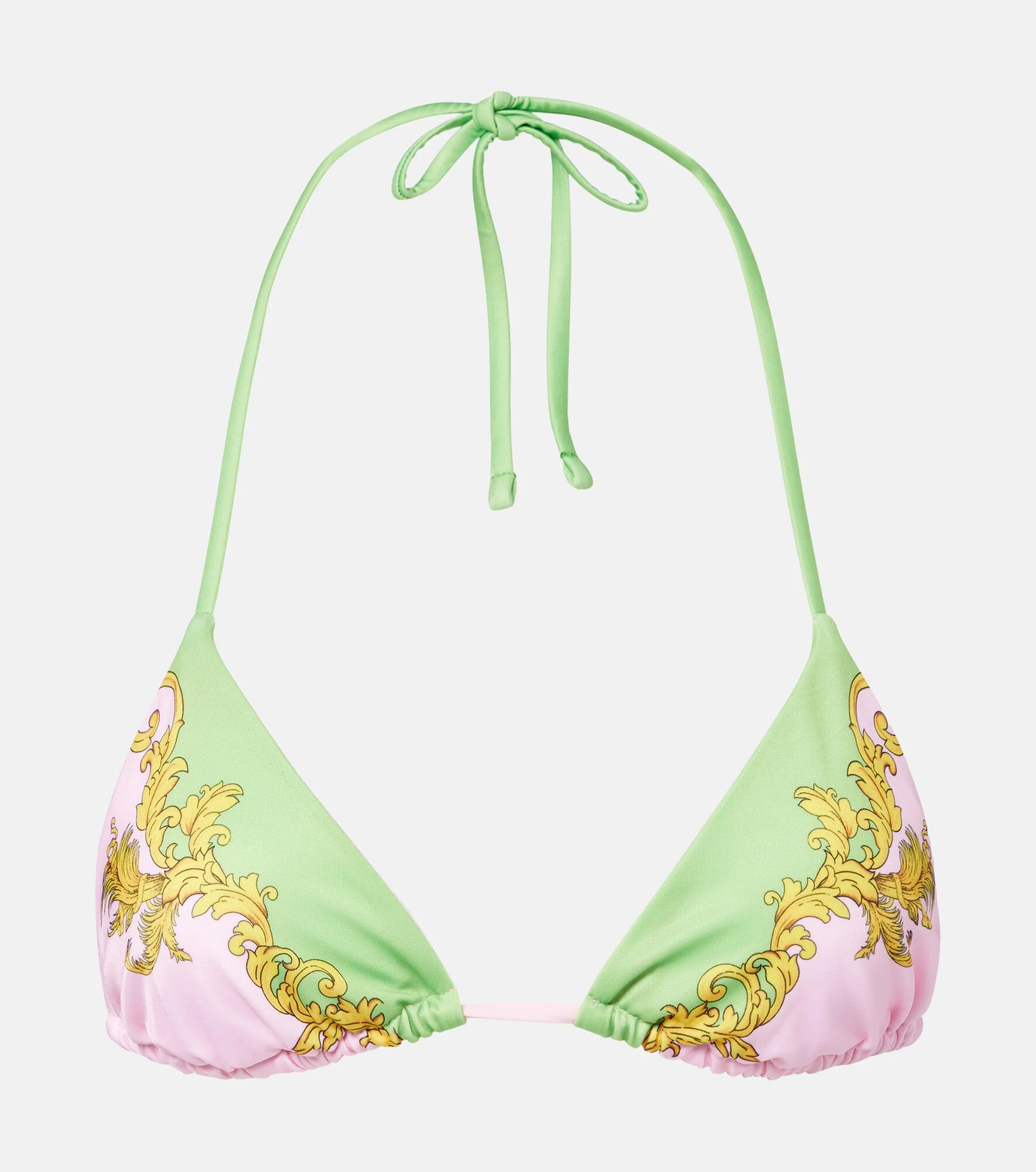 Printed bikini top - 1