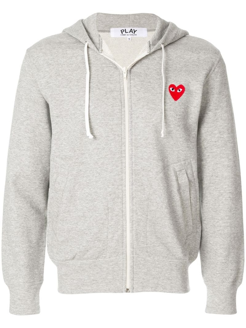 heart patch hoodie - 1