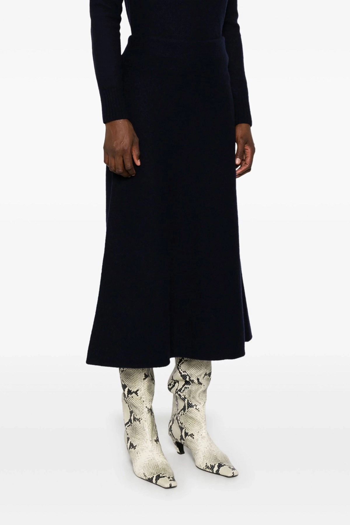 Long wool skirt - 2