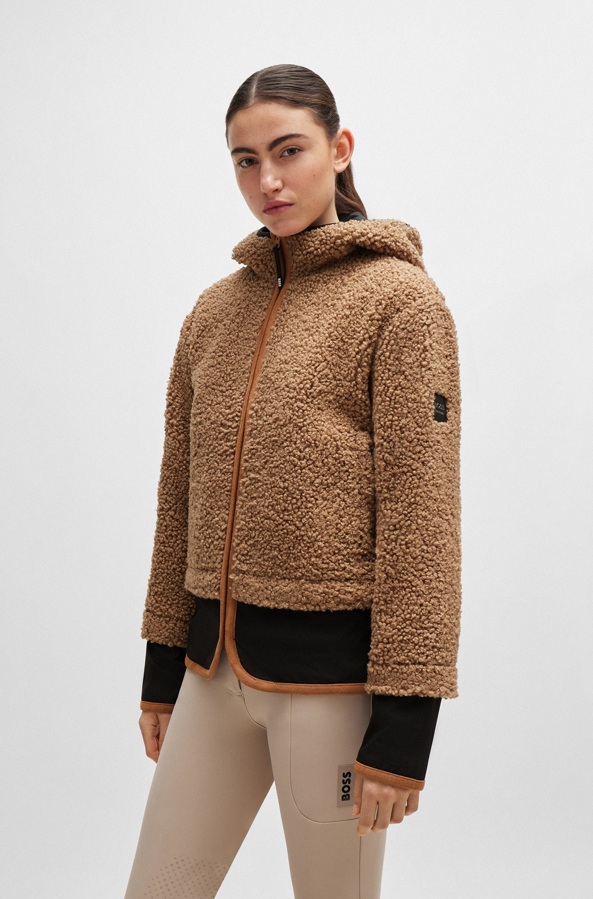 EQUESTRIAN HYBRID HOODED TEDDY JACKET - 3