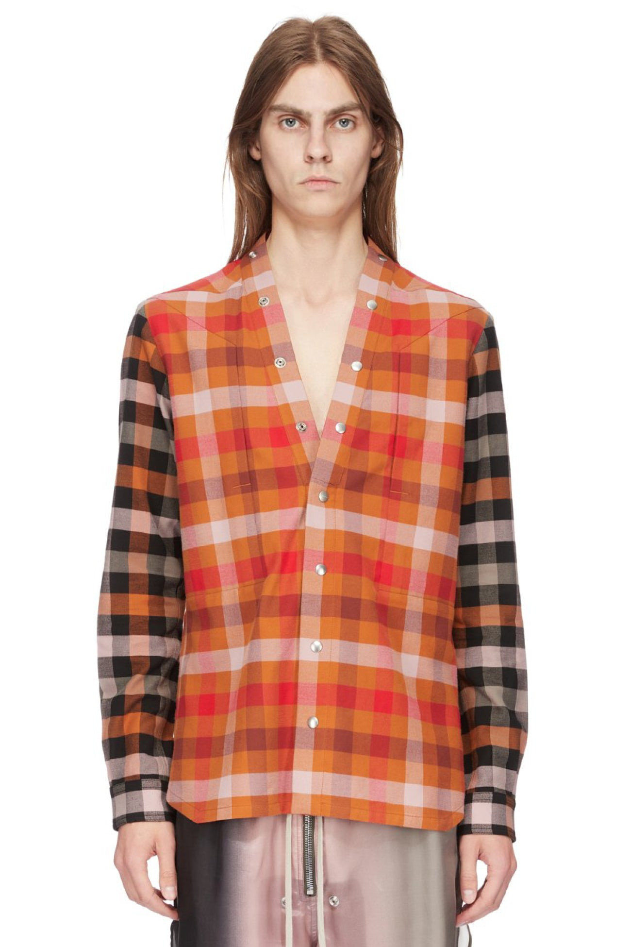 LARRY FOGPOCKET SHIRT / CLAY PLAID BLK PLAID - 2