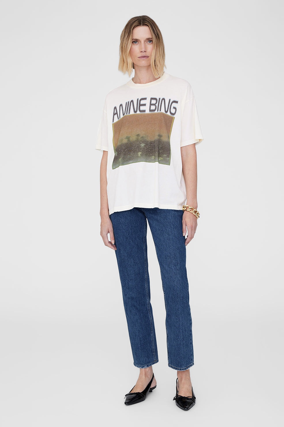 Cade Tee Mushrooms - Off White - 2