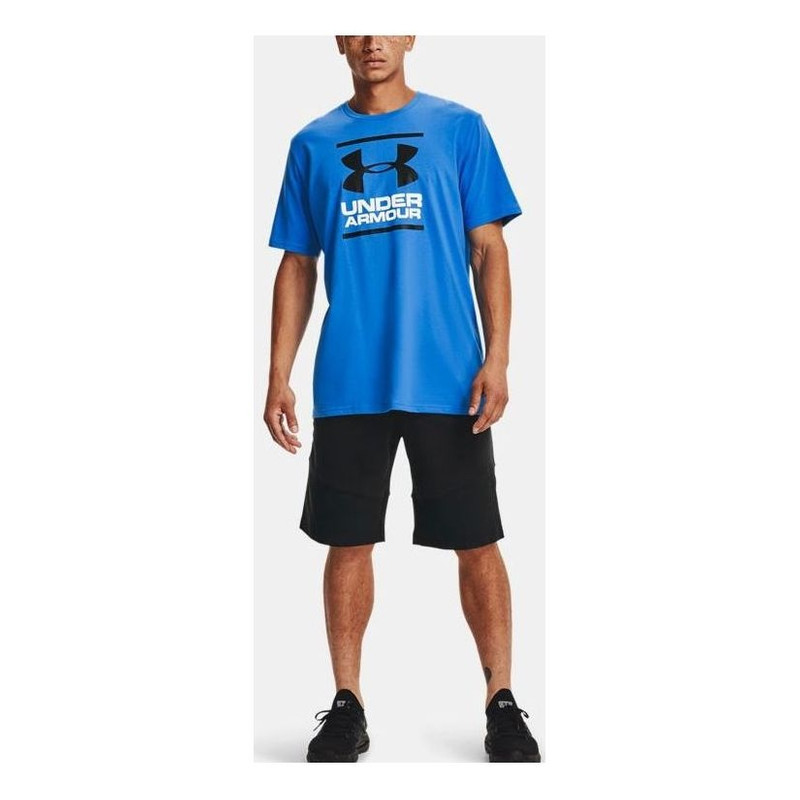Men's Under Armour Gl Foundation Casual Round Neck Sports Breathable Short Sleeve Blue 1326849-787 - 1