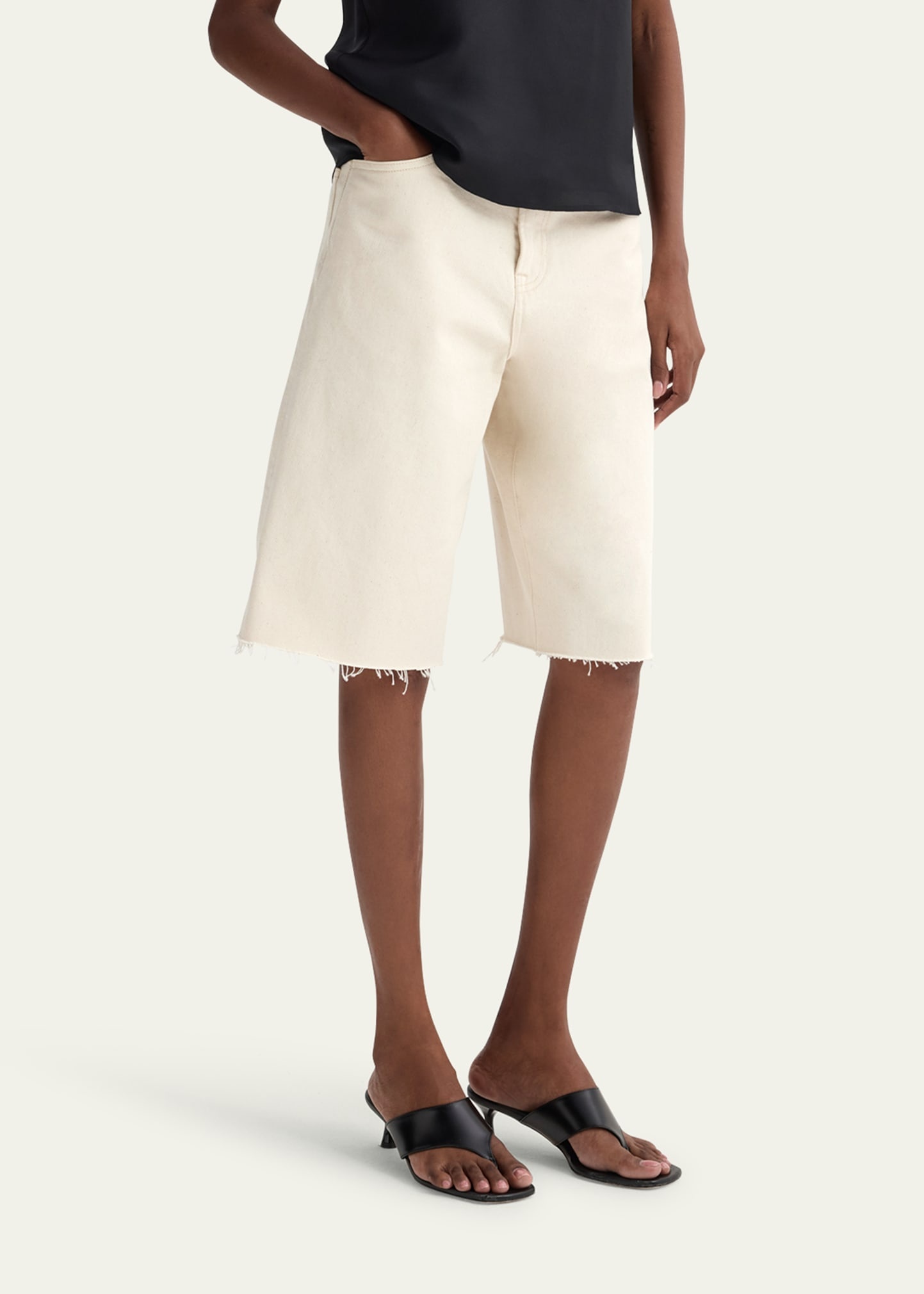 Baggy Denim Shorts - 4