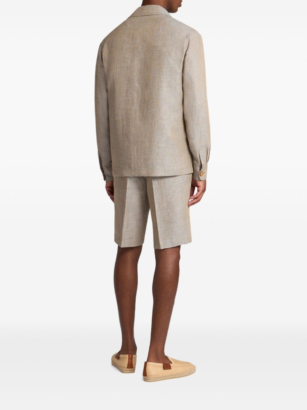 linen blazer - 2