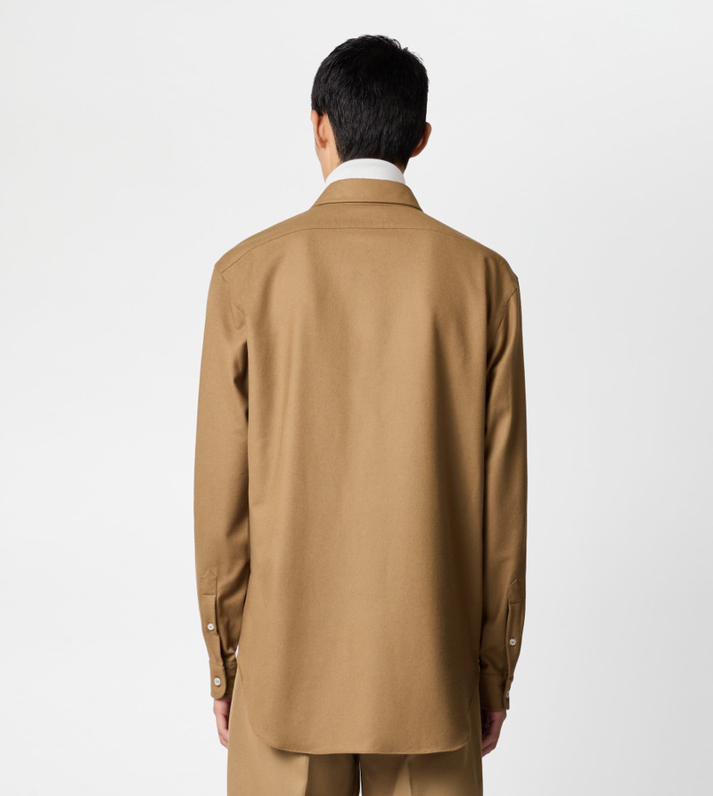 SHIRT IN FLANNEL - BEIGE 5