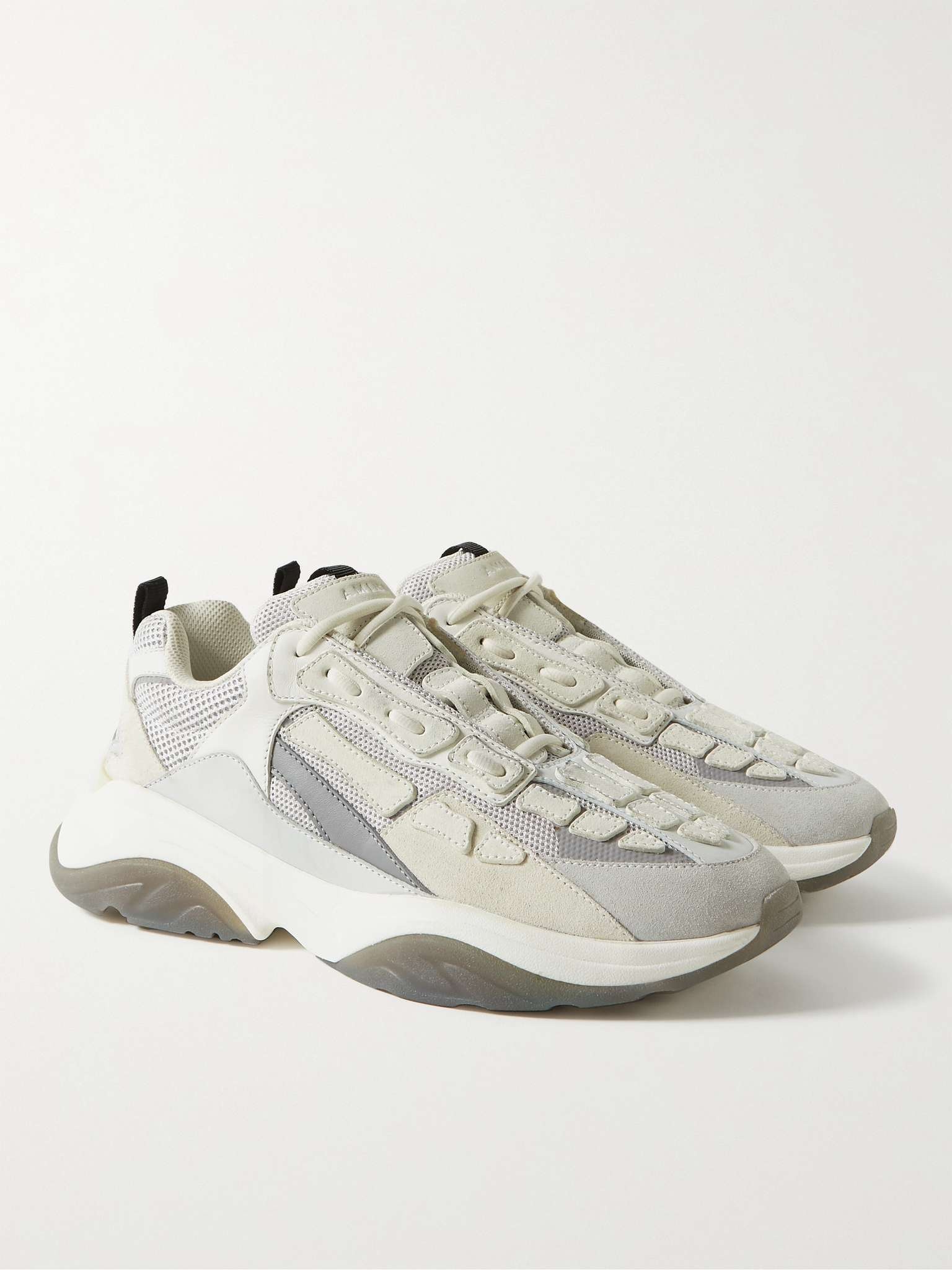 Bone Runner Leather and Suede-Trimmed Mesh Sneakers - 4