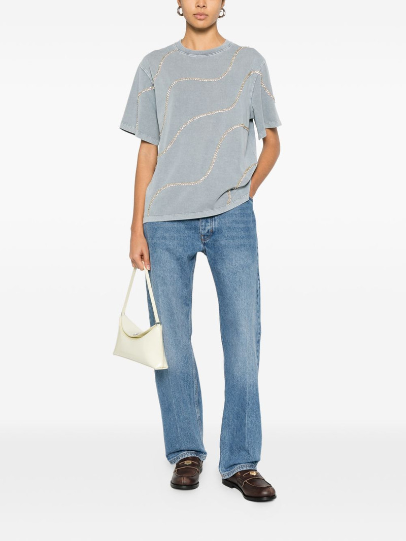 Sandro crystal-detail T-shirt outlook