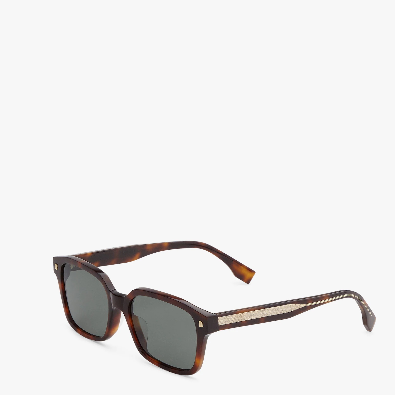 Low bridge fit brown sunglasses - 2