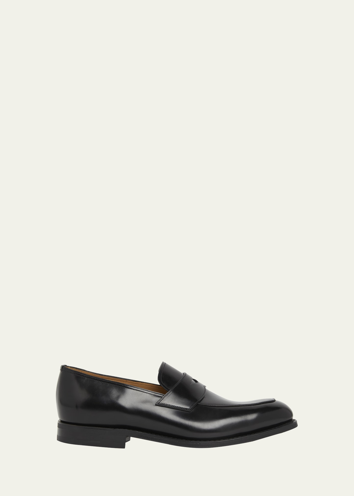 Men's Hertford Leather Rubber-Sole Penny Loafers - 1