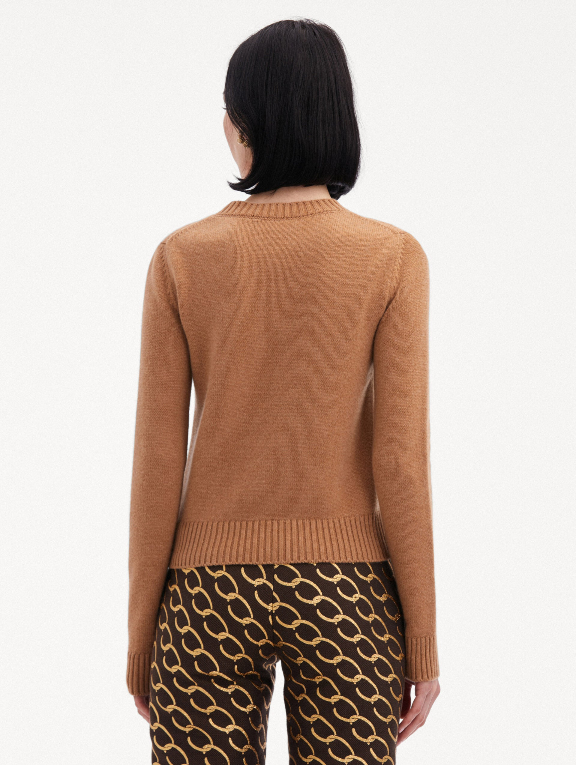 O FLOWER CASHMERE PULLOVER - 4