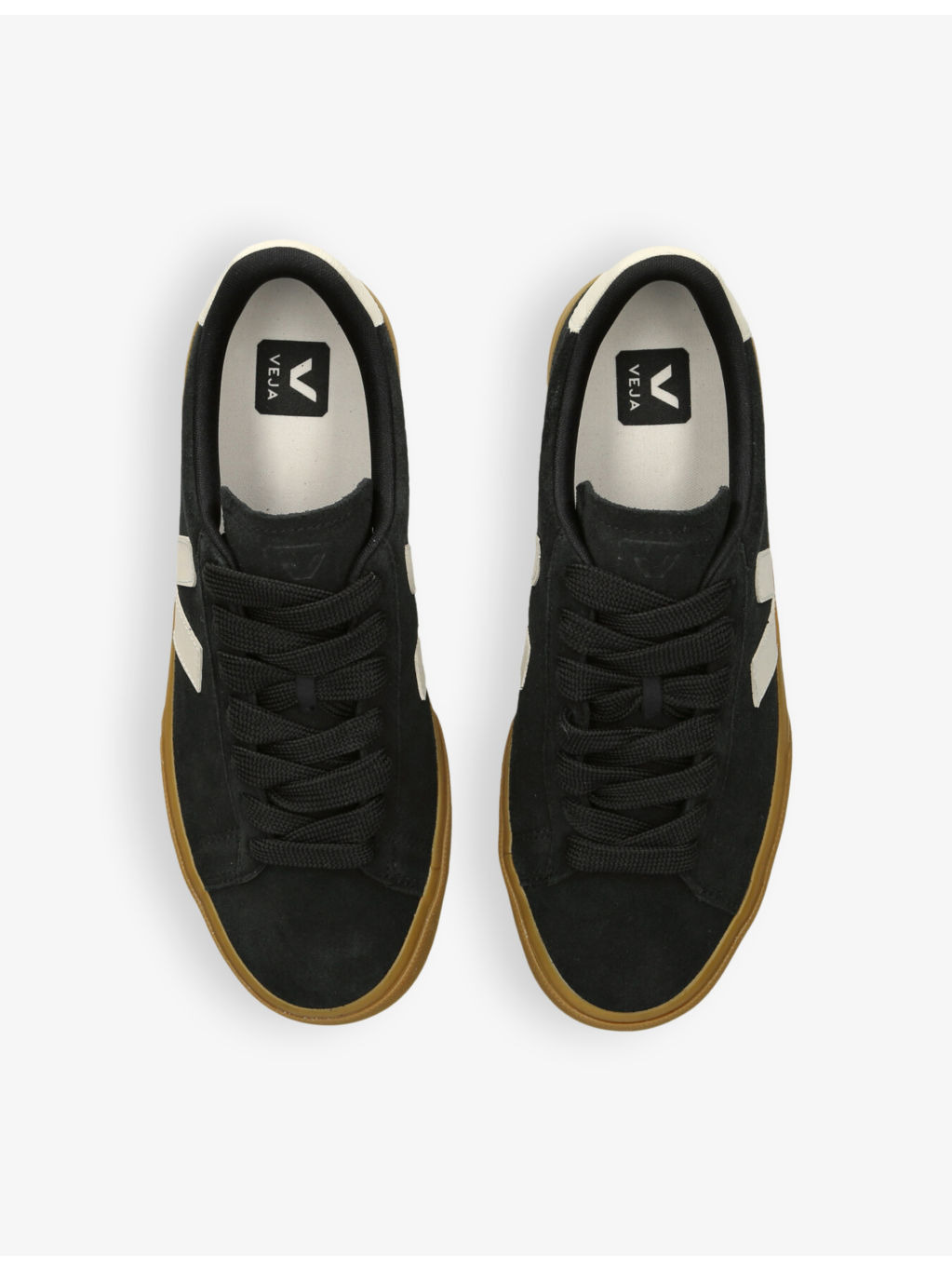 Campo Bold logo-embroidered suede low-top trainers - 2