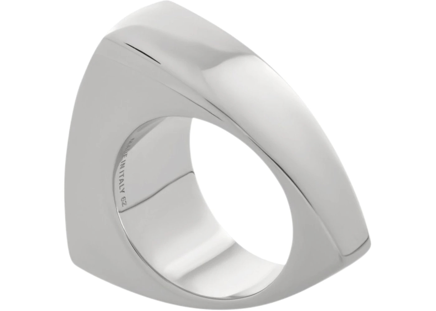 Balenciaga Automobil Lamborghini Signet Ring Ring Shiny Silver - 2