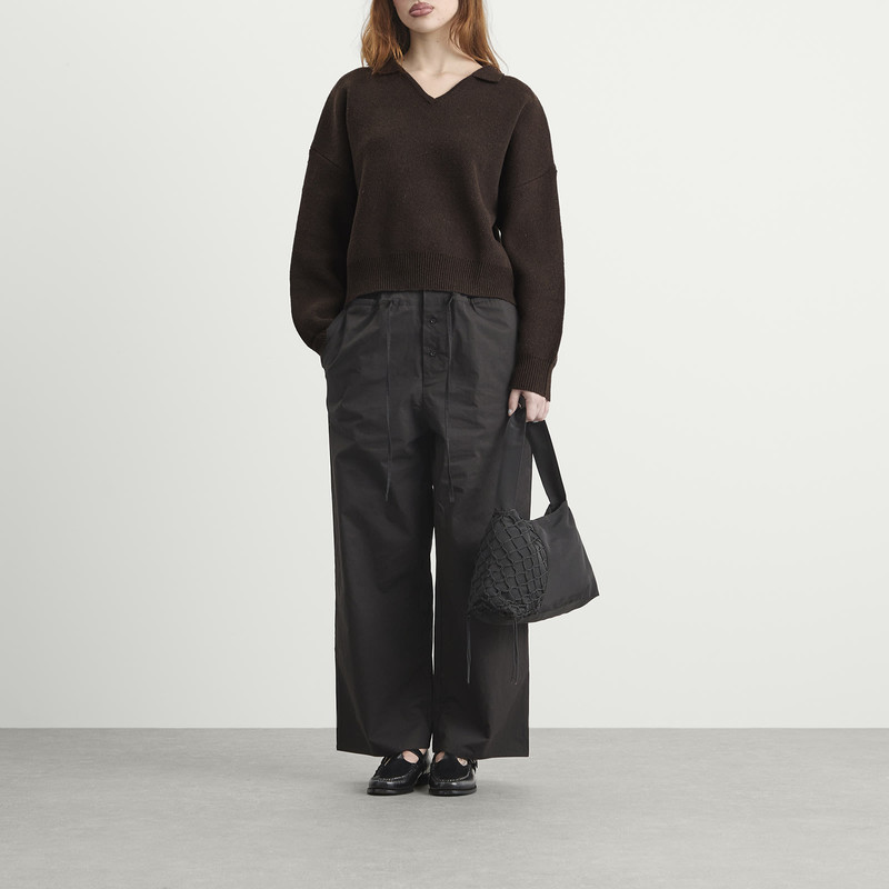 DEIJI STUDIOS Deiji Studios Collared Pullover outlook