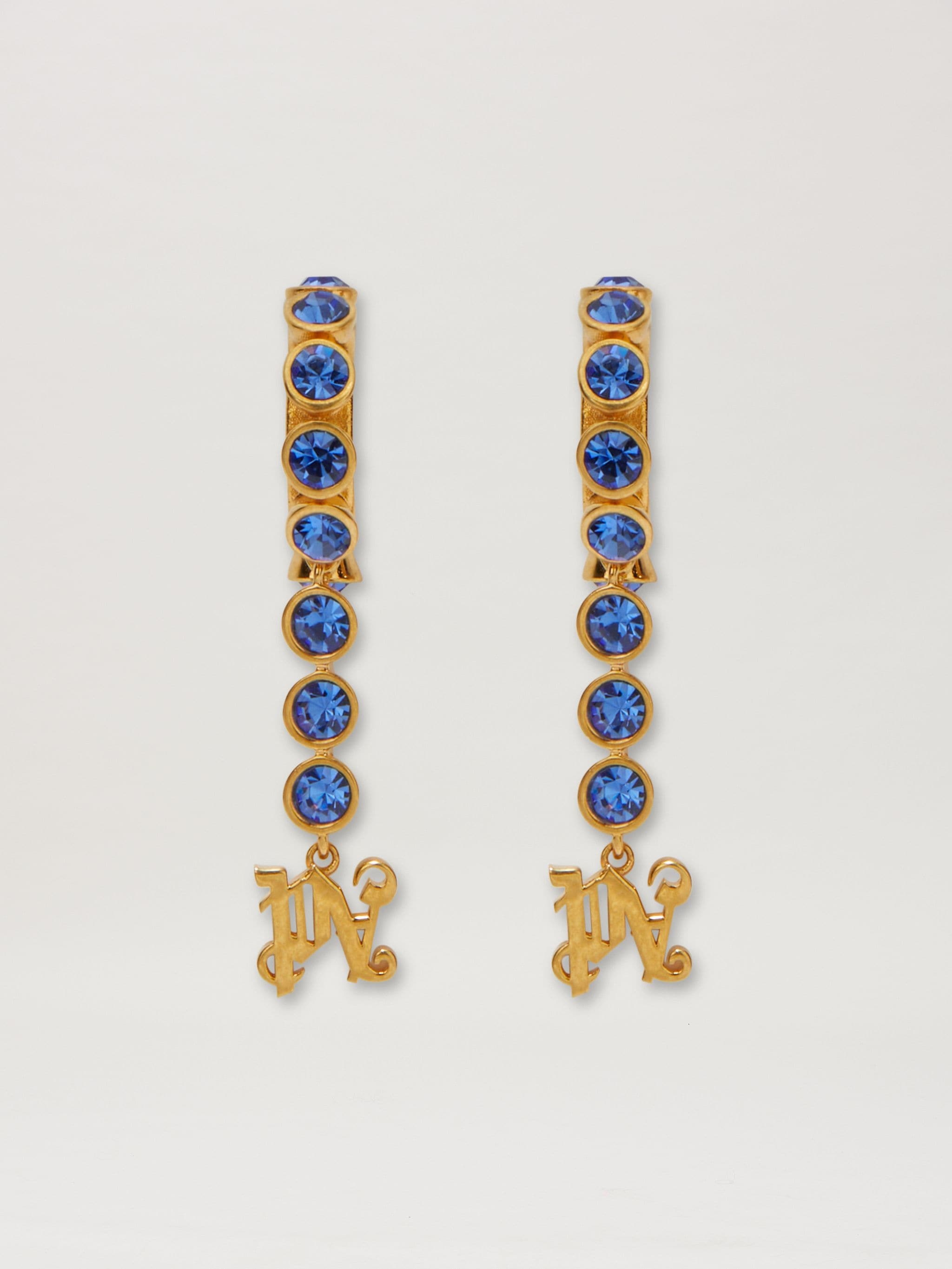Monogram Pendant Earrings - 1