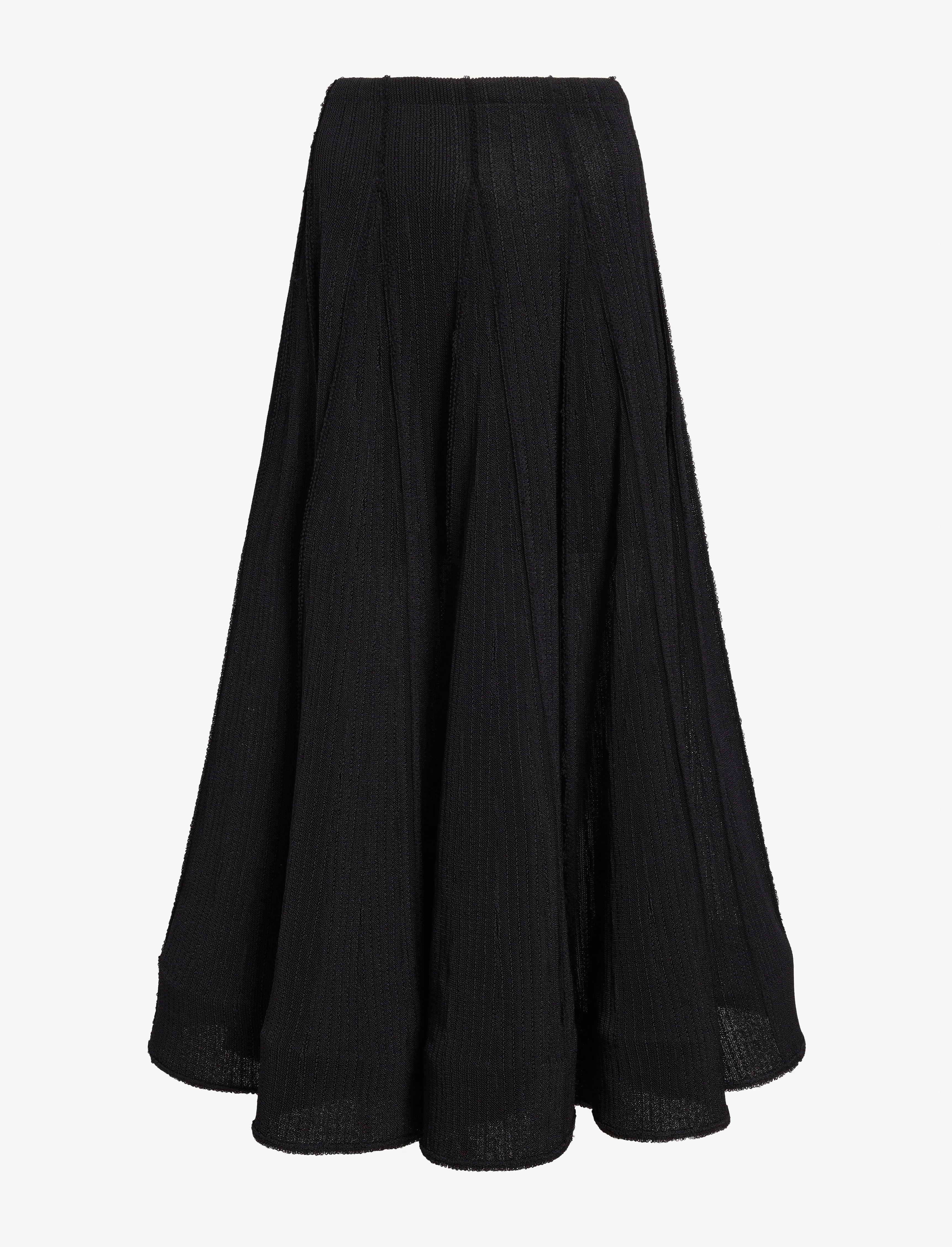 Tavia Skirt in Viscose Fringe Knit - 1