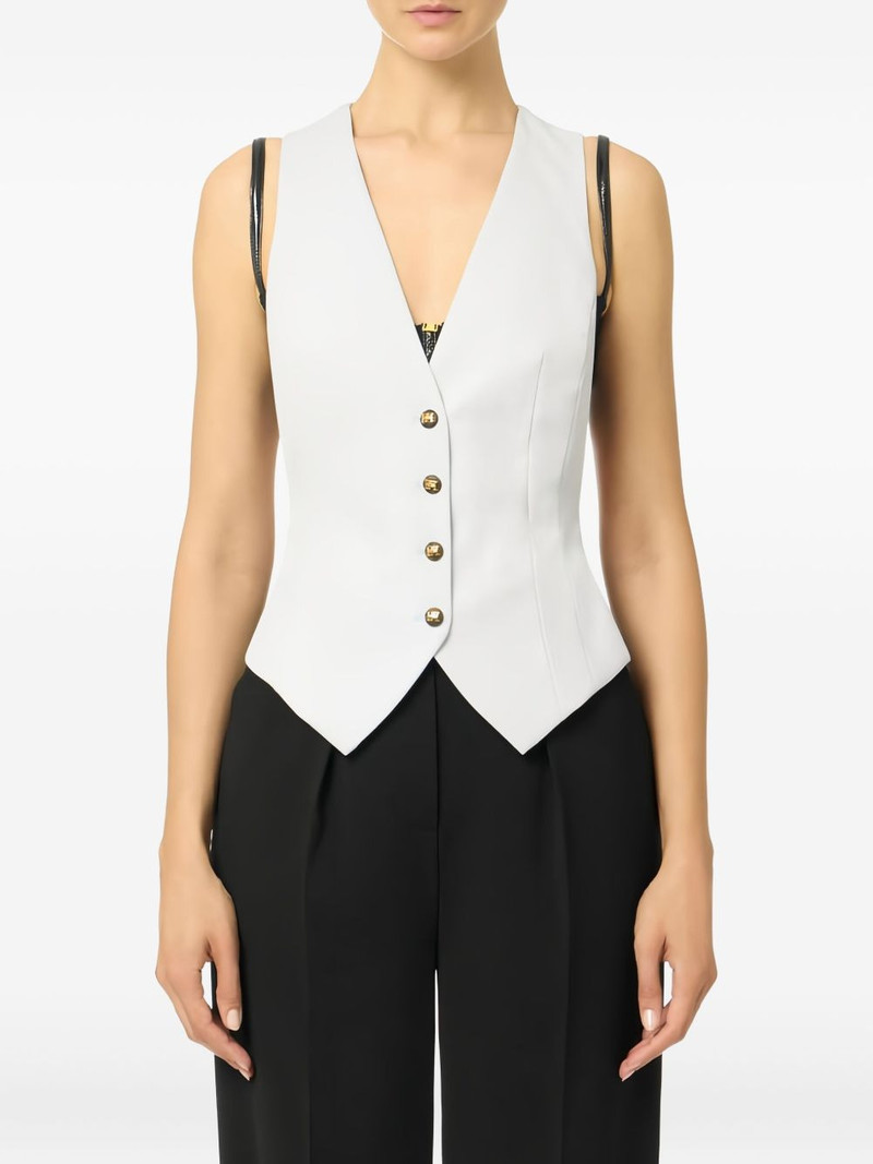 ELISABETTA FRANCHI button-fastening waistcoat outlook