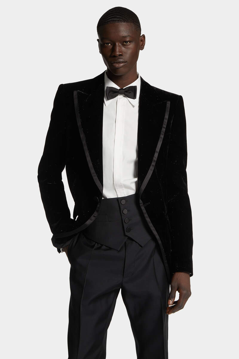 SPARKLING VELVET '70S BLAZER - 3