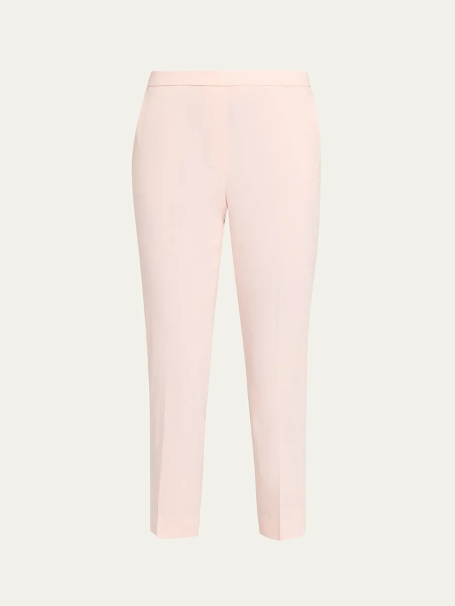 Treeca Good Linen Cropped Pull-On Ankle Pants - 1