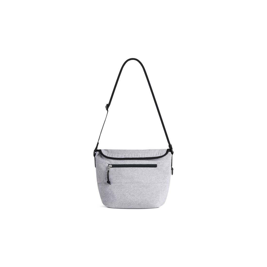 Men's Explorer Small Messenger Bag in Grey/black/white - 4
